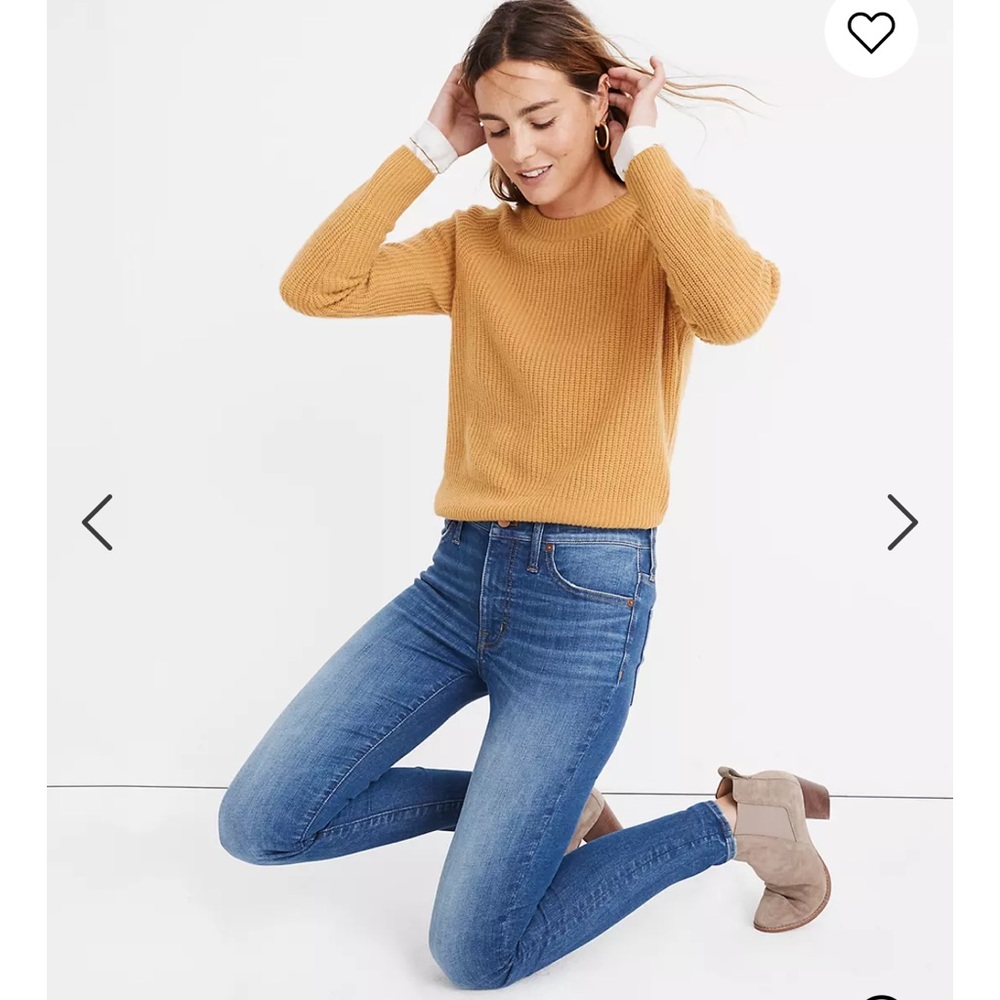 Madewell 9" Mid-Rise Skinny Jeans in Pendale Wash